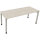 Schreibtisch all in one Maße: 1.800 x 680-820 x 700 mm (B x H x T) Holz akazie hell