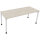 Schreibtisch all in one Maße: 1.800 x 680-820 x 700 mm (B x H x T) Holz akazie hell