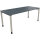 Schreibtisch all in one Maße: 1.800 x 680-820 x 800 mm (B x H x T) Holz lavagrau