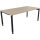 Schreibtisch all in one Maße: 1.800 x 680-820 x 900 mm (B x H x T) Holz eiche natur
