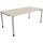 Schreibtisch all in one Maße: 1.800 x 680-820 x 900 mm (B x H x T) Holz akazie hell