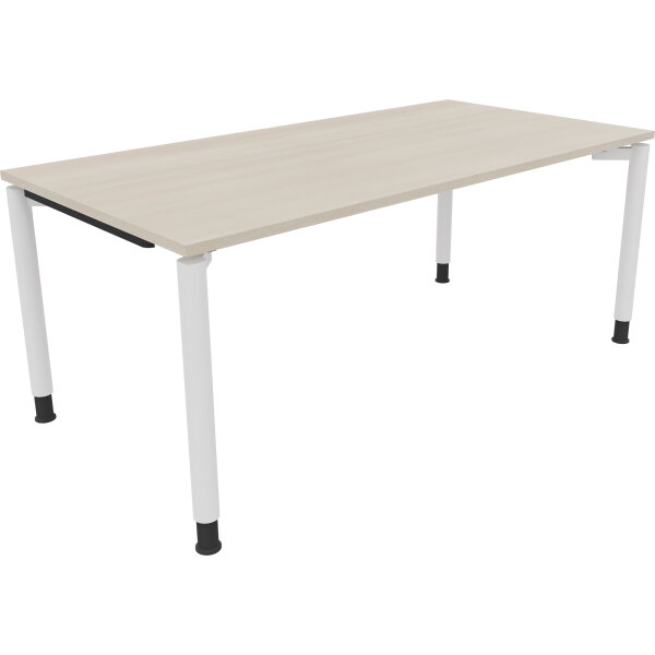 Schreibtisch all in one Maße: 1.800 x 680-820 x 900 mm (B x H x T) Holz akazie hell