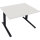 Schreibtisch all in one Maße: 1.200 x 645-1.275 x 900 mm (B x H x T) Holz diamant weiß