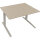 Schreibtisch all in one Maße: 1.200 x 645-1.275 x 900 mm (B x H x T) Holz eiche natur