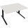 Schreibtisch all in one Maße: 1.400 x 645-1.275 x 900 mm (B x H x T) Holz diamant weiß