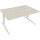 Schreibtisch all in one Maße: 1.600 x 645-1.275 x 900 mm (B x H x T) Holz akazie hell
