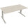 Schreibtisch all in one Maße: 1.800 x 645-1.275 x 800 mm (B x H x T) Holz akazie hell