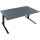 Schreibtisch all in one Maße: 1.800 x 645-1.275 x 900 mm (B x H x T) Holz lavagrau