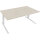 Schreibtisch all in one Maße: 1.800 x 645-1.275 x 900 mm (B x H x T) Holz akazie hell