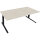 Schreibtisch all in one Maße: 2.000 x 645-1.275 x 900 mm (B x H x T) Holz akazie hell