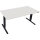 Schreibtisch Move 2.0 Maße: 1.600 x 625-1.285 x 800 mm (B x H x T) Holz diamant weiß