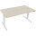 Schreibtisch Move 2.0 Maße: 1.600 x 625-1.285 x 800 mm (B x H x T) Holz akazie hell