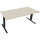 Schreibtisch Maße: 1.800 x 625-1.285 x 800 mm (B x H x T) Holz akazie hell