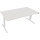 Schreibtisch Maße: 1.800 x 625-1.285 x 900 mm (B x H x T) Holz diamant weiß
