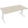 Schreibtisch Maße: 1.800 x 625-1.285 x 900 mm (B x H x T) Holz akazie hell