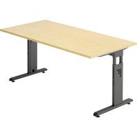Hammerbacher Schreibtisch O-Serie Maße: 1.600 x...