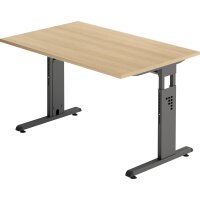 Hammerbacher Schreibtisch O-Serie Maße: 1.200 x...