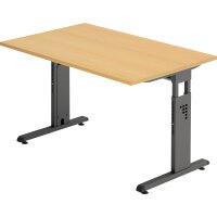 Hammerbacher Schreibtisch O-Serie Maße: 1.200 x...
