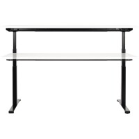 BakkerElkhuizen Schreibtisch WORK & MOVE Maße: 1.200 x 650-1.260 x 700 mm (B x H x T) Spanplatte weiß