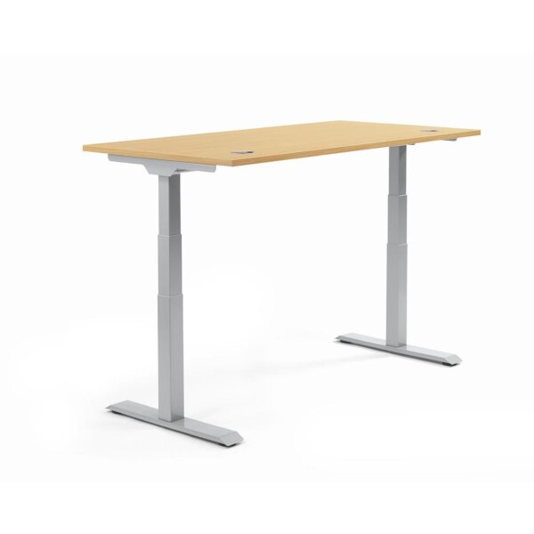 Schreibtisch FLEX MODUL Maße: 1.800 x 605-1.255 x 800 mm (B x H x T) Spanplatte, melaminharzbeschichtet buche