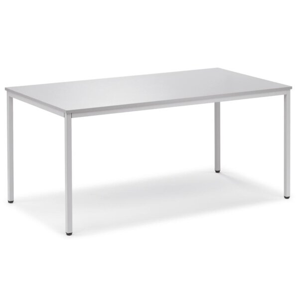 Konferenztisch BASE MODUL 1.200 x 720 x 800 mm (B x H x T) Spanplatte Farbe der Tischplatte: lichtgrau