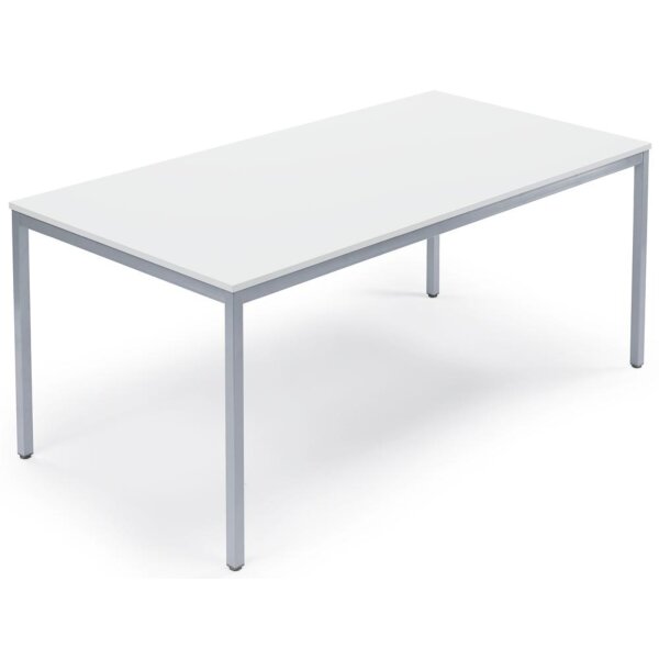 Konferenztisch BASE MODUL 1.800 x 720 x 800 mm (B x H x T) Spanplatte Farbe der Tischplatte: weiß