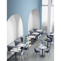 Paperflow Bistrotisch MEZZO 80 x 75 x 60 cm (B x H x T) Melamin weiß
