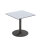 Paperflow Bistrotisch CROSS 80 x 75 x 80 cm (B x H x T) HPL grau
