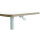Leitz Schreibtisch Ergo Maße: 600 x 750-1.140 x 800 mm (B x H x T) Spanplatte weiß