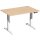Geramöbel Schreibtisch Elevate Basic Maße: 1.200 x 730-1.230 x 800 mm (B x H x T) Dreischicht-Feinspan, melaminharzbeschichtet buche