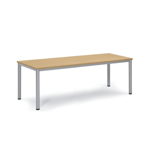 Konferenztisch BASE-MODUL Q 2.000 x 720 x 800 mm (B x H x T) 3-Schicht-Spanplatte, melaminharzbeschichtet Farbe der Tischplatte: buche