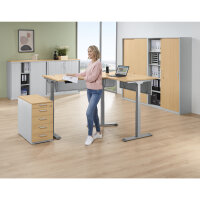 Schreibtisch FLEX MODUL Maße: 1.800/800 x 605-1.255...