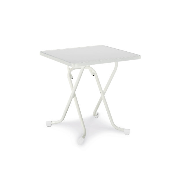 barths Klapptisch Madrid 670 x 730 x 670 mm (B x H x T) Alcolit, laminiert weiß