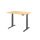 Hammerbacher Schreibtisch Basic Maße: 1.200 x 640 x 1.290 x 800 mm (B x H x T) Spanplatte ahorn