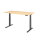 Hammerbacher Schreibtisch Basic Maße: 1.600 x 640 x 1.290 x 800 mm (B x H x T) Spanplatte ahorn