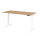 Hammerbacher Schreibtisch Basic Maße: 1.800 x 640 x 1.290 x 800 mm (B x H x T) Spanplatte asteiche