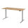 Hammerbacher Schreibtisch Basic Maße: 1.800 x 640 x 1.290 x 800 mm (B x H x T) Spanplatte asteiche