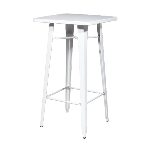 Paperflow Bistrotisch Urban 60 x 108 x 60 cm (B x H x T) Stahl, verzinkt weiß matt