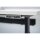 RAU Schreibtisch Adlatus 100 Maße: 1.250 x 650-1.300 x 800 mm (B x H x T) Melamin weiß
