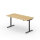 Sedus Schreibtisch se:lab Maße: 1.600 x 650-1.280 x 800 mm (B x H x T) Dreischicht-Feinspan eiche hell