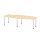 Hammerbacher Konferenztisch KT28C 2.800 x 720-740 x 1.300 mm (B x H x T) Spanplatte Farbe der Tischplatte: ahorn