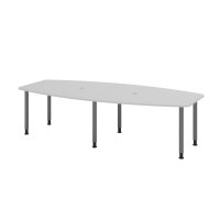 Hammerbacher Konferenztisch KT28C 2.800 x 720-740 x 1.300...