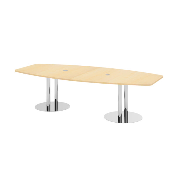 Hammerbacher Konferenztisch KT28C 2.800 x 755 x 1.300 mm (B x H) Spanplatte Farbe der Tischplatte: ahorn