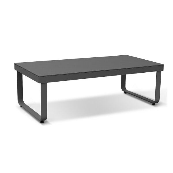 barths Beistelltisch Porto 1.200 x 390 x 600 mm (B x H x T) Aluminium anthrazit