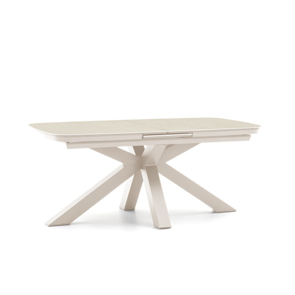 barths Gartentisch Torino 180/220 x 76 x 100 cm (B x H x T) Hochdrucklaminat sand