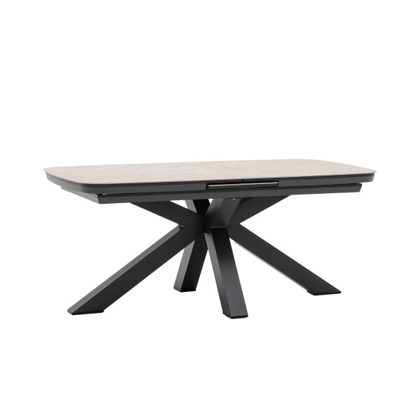 barths Gartentisch Torino 180/220 x 76 x 100 cm (B x H x T) Hochdrucklaminat anthrazit