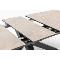 barths Gartentisch Torino 180/220 x 76 x 100 cm (B x H x T) Hochdrucklaminat anthrazit