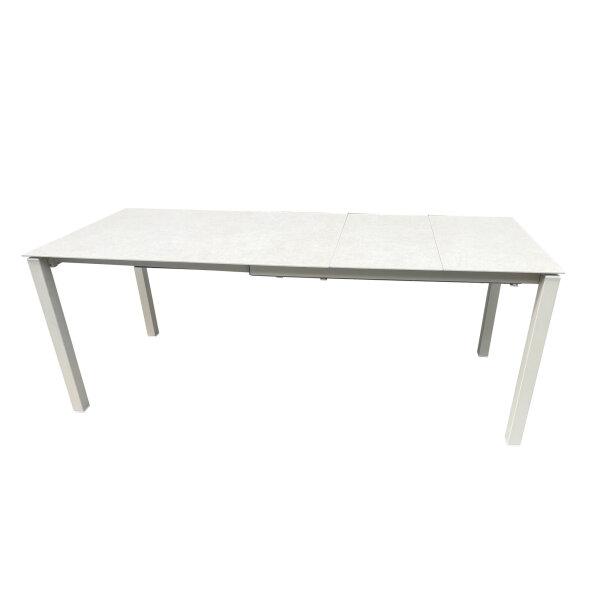 barths Gartentisch Palazzo 160-210 x 75 x 80 cm (B x H x T) Hochdrucklaminat sand