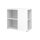 Hammerbacher Beistellcontainer Basic 400 x 720 x 800 mm (B x H x T) Spanplatte, melaminharzbeschichtet weiß