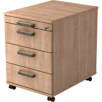 Hammerbacher Rollcontainer Solid 428 x 590 x 580 mm (B x...